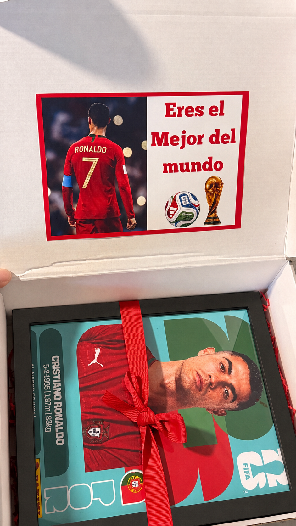 Cuadro Panini Ronaldo Colección Mundial 2026 ⚽️❤️💚