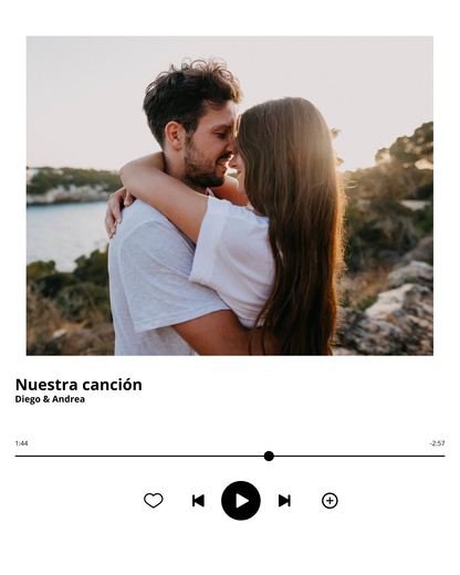Personalized Music-Style Frame | Turn Your Song into a Memory 🎵