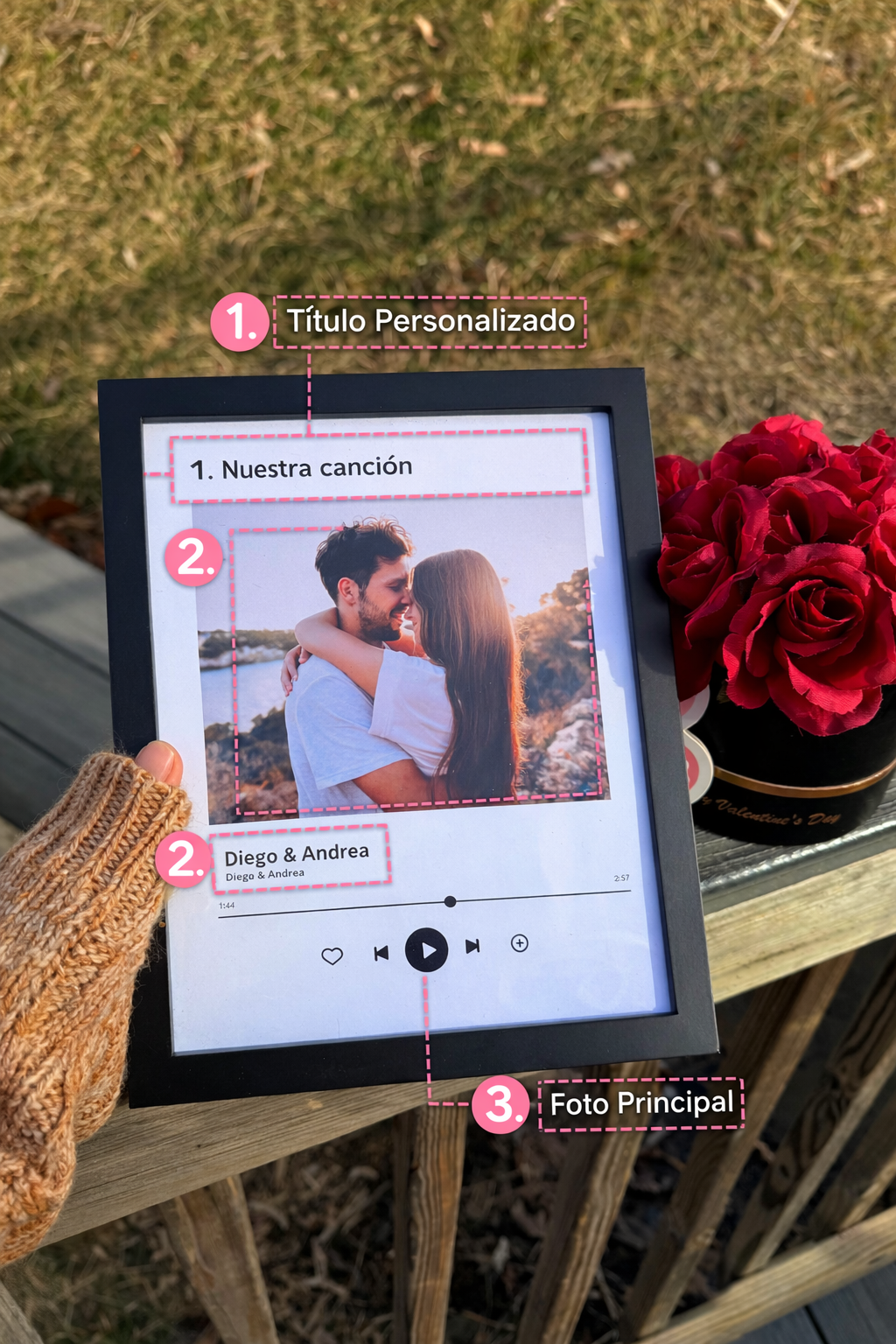 Personalized Music-Style Frame | Turn Your Song into a Memory 🎵