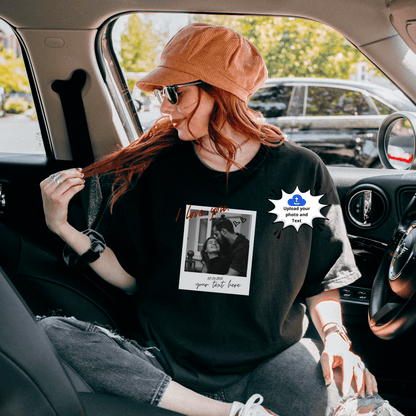 Photo polaroid I LOVE YOU t shirt unisex - Couple tee