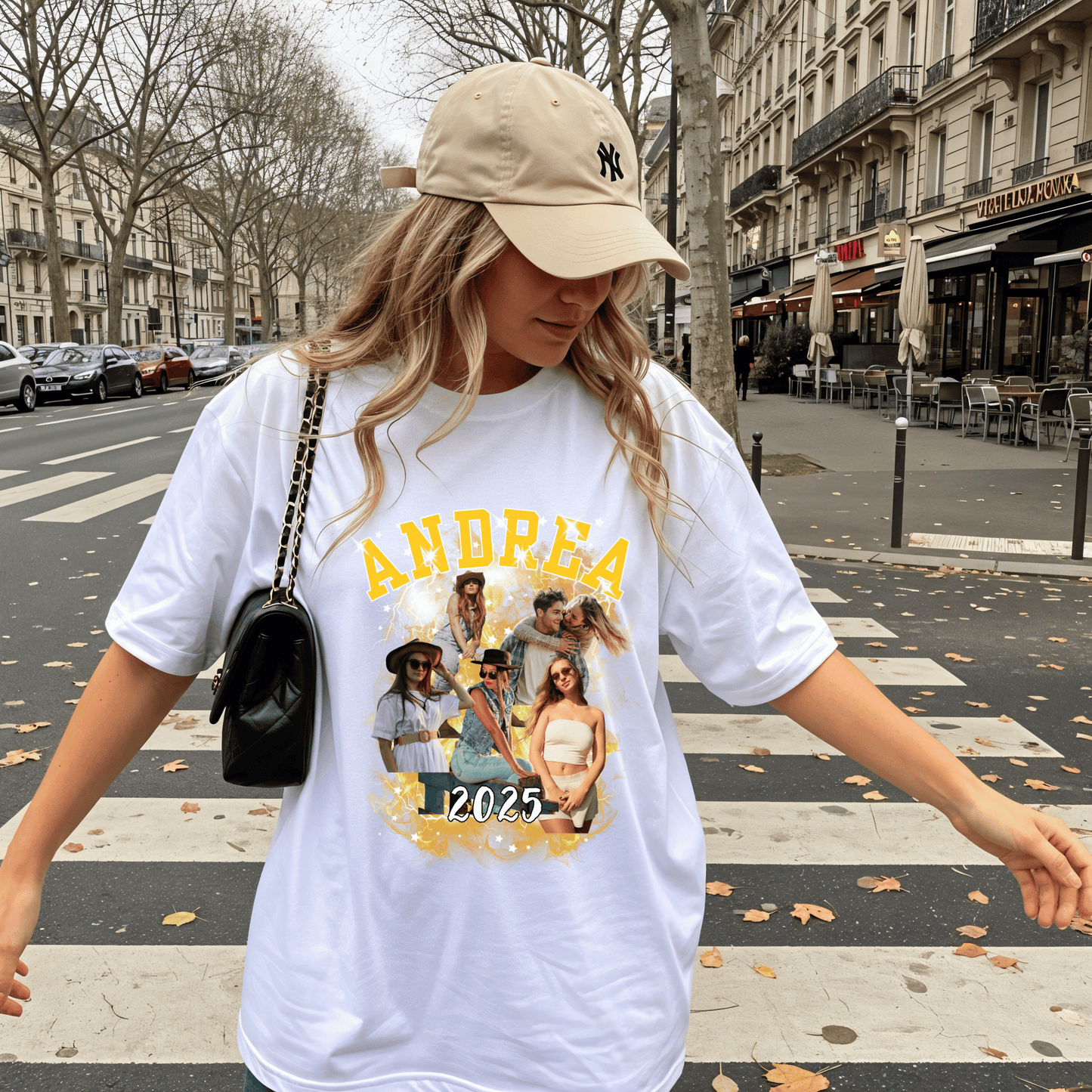 Camiseta con foto personalizada: diseño premium de collage estilo pirata