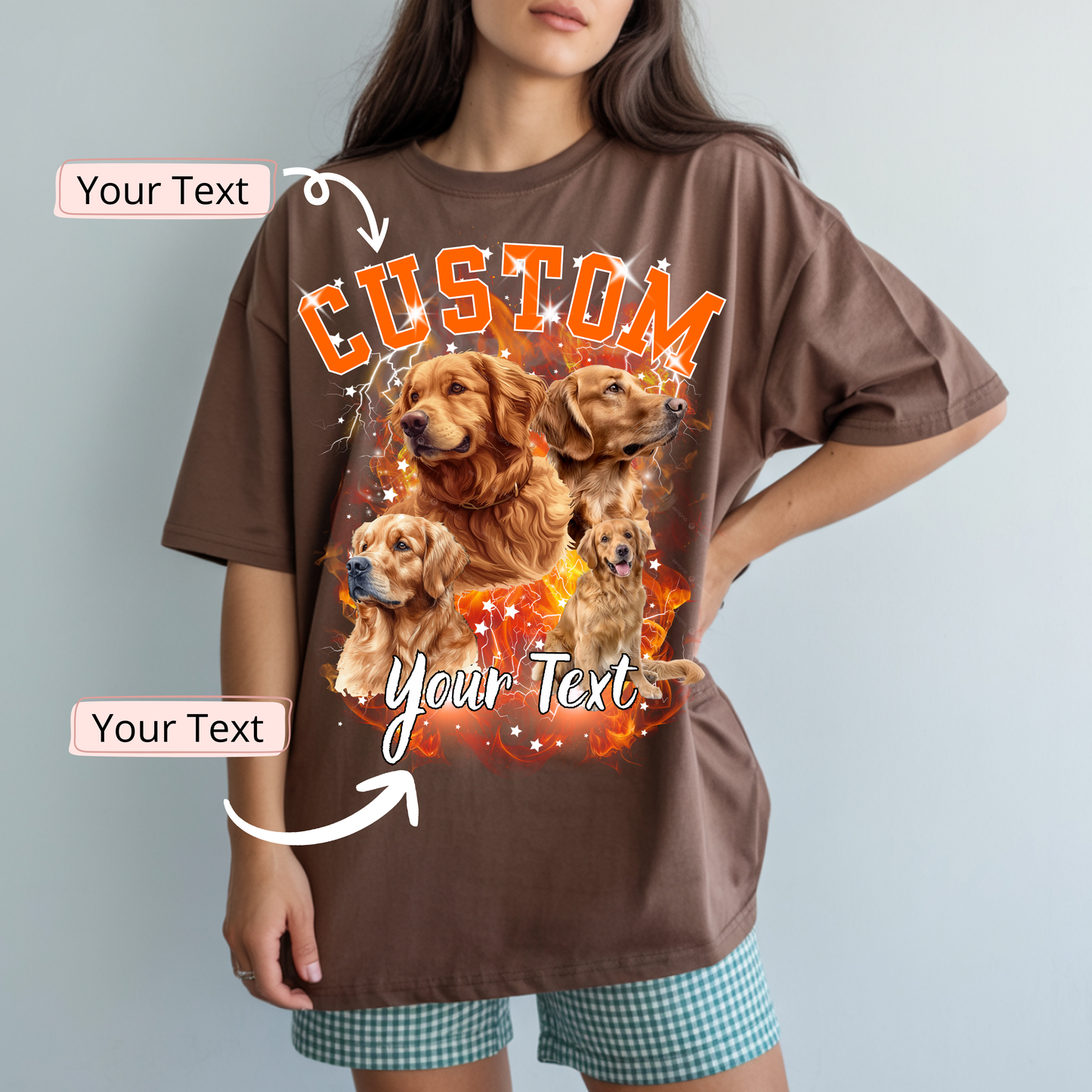 Camiseta con foto personalizada: diseño premium de collage estilo pirata