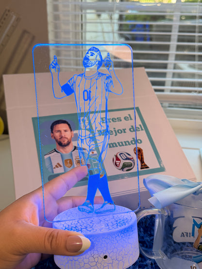 Caja Regalo Messi Eterno™ | Edición Especial para Fanáticos de Messi y Argentina ⚽🩵