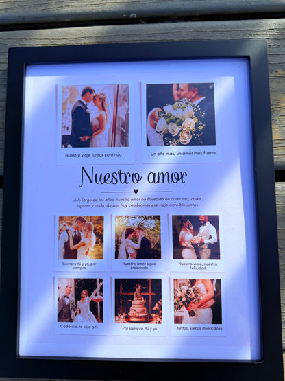 Personalized Frame “Our Love” – A Collage of Unforgettable Memories